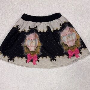 Enchanting Carriage Cinderella  Print Skort nwt 3t